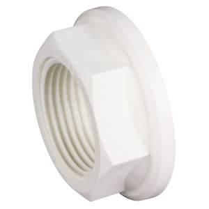 Threaded Fittings: Hansen Back Nut White
