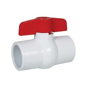 PVC Compact Ball Valve Slip Connection 20-50mm
