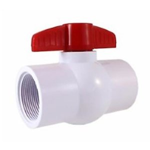 PVC Compact Ball Valve Thread Connection 15-50mm