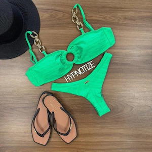 Bikini: Bikini Alexya Broderi Mint