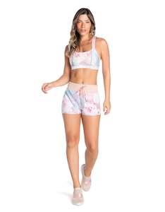 Shorts: Shorts Peace Floral Nude - Vestem