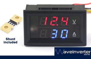 Products: 300V/300A Battery Monitor Digital Display including Shunt