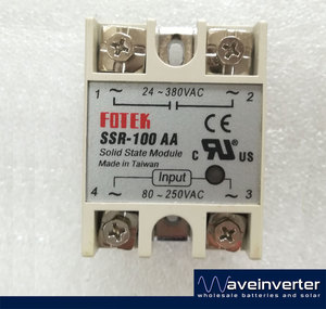 Products: AC controlled Solid State Relay for AC Power 100A