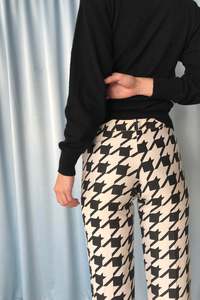 Todd Oldham Houndstooth Pants - 6