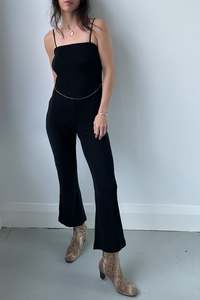 Jackets Blazers Suits: Chain Belt Jumpsuit - 8