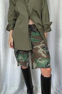Camo Cargo Shorts - M