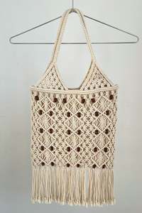 Everything: Macrame Bead Handbag