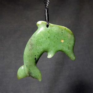 Jade Dolphin Pendant Wayne Costar Jade Carver