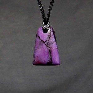 Sugillite pendant Wayne Costar Jade Carver