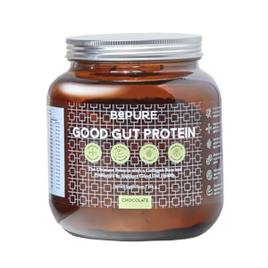 BEPURE GOOD GUT PROTEIN CHOCOLATE GLASS JAR 560G
