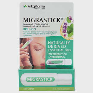 Aroma Therapy Essential Oils: Arkopharma Migrastick Roll-on 3ml