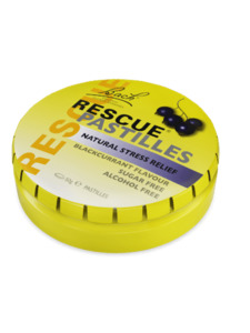 Flower Remedies: RESCUE REMEDY PASTILLES BLACKCURRANT