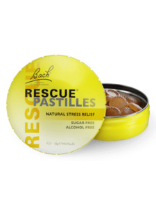Flower Remedies: RESCUE REMEDY PASTILLES ORIGINAL ORANGE & ELDERFLOWER 50G