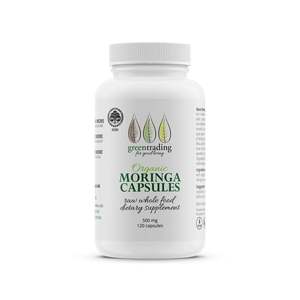 Products: organic moringa capsules 500mg 120vcaps
