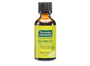 Aroma Therapy Essential Oils: THURSDAY PLANTATION 100% PURE TEA TREE OIL 50ML