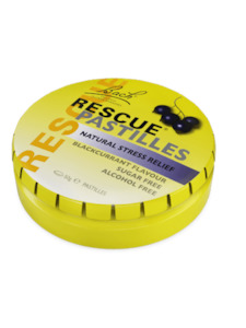 Flower Remedies: RESCUE REMEDY PASTILLES BLACKCURRANT 50G