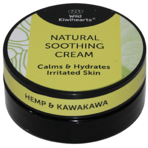 Products: WILD KIWIHEARTS HEMP & KAWAKAWA SOOTHING CREAM 50ML