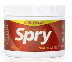 SPRY GUM CINNAMON 100 PIECE