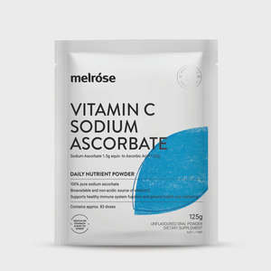 Immune System: Melrose Vitamin C Sodium Ascorbate 125g