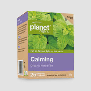 Food Drinks: Planet Organic Calming Tea 25 teabags