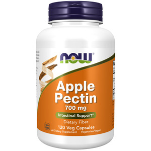 Natural Herbal Supplements: Now Apple Pectin 700mg 120 veg caps