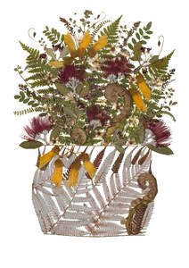 Frontpage: Art Print - NZ native flora Kite - New for 2026