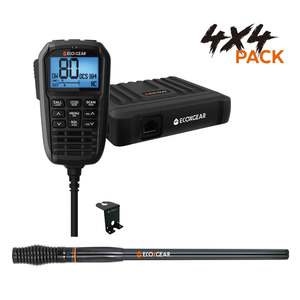 ECOXGEAR ECOXTALK Super Compact EXG3000-4WDPK 5.0W UHF CB PACK