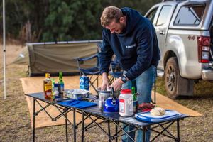 Camping: Kings Portable Alloy Camping Table