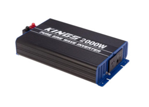 Kings 2000W Pure Sine Wave Inverter Includes Inverter Power Cables