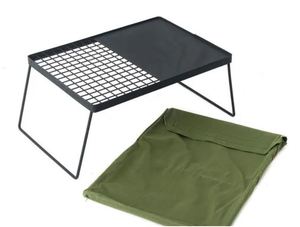 Camping: Camp Fire BBQ Plate ( Includes Canvas Storage Bag )