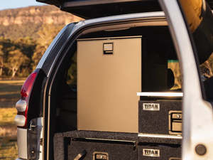 Fridge: Kings 85L Upright Fridge/Freezer