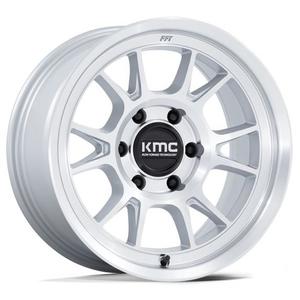 Kmc: KMC KM729 | RANGE GLOSS SILVER MACHINED FACE 17x8.5 -10p