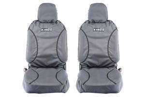 Kings Universal Premium Canvas Seat Covers (Pair)