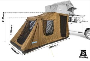 Rooftop Tents Awnings: Kings 6 Person ANNEX ( For Tourer Rooftop Tent )