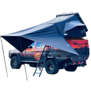 Roof Top Tents: RMR Cantilever Aluminum Hardshell Roof Top Tent - Annex Fly Included