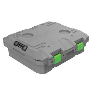 TRED GT Storage Box 25L - Shallow - Grey With Green
