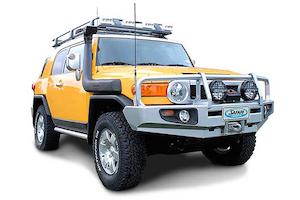 Toyota FJ Cruiser 2008 with 'All Terrain Package' Safari V-SPEC Snorkel SS415HF