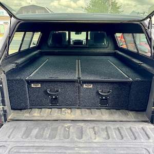 2x RMR 1730mm x 600mm Large Ute Drawers with 1300mm Top Slide with Side Wings COMBO