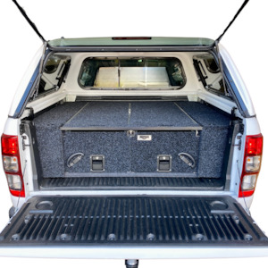 Ute Van Drawers: RMR Deep Ute Drawers with Top Slide 1300mm x 1000mm