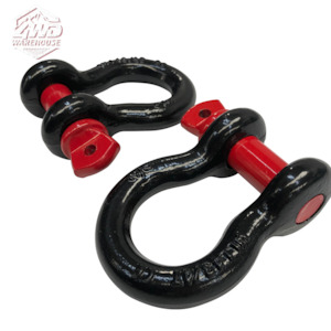 Shackles Hitches: Bow Shackle 4.75T x2 (Pair) MRE