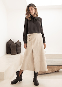 womenswear: Kask Skirt Redwood