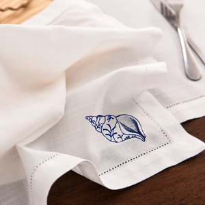 Products: Linen Dinner Napkin – Shell - Wear&EM Limited
