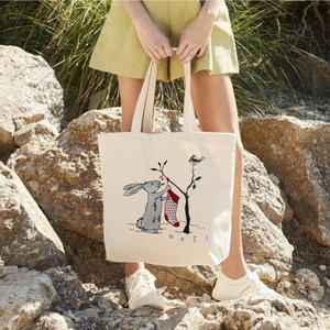 Bunny with Christmas Stocking Tote Bag - Wear&EM Limited