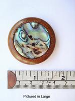 Wood &amp. Paua buttons - large inlay (set of 4)
