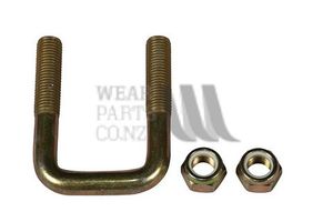 Cultivator: Bellota Chisel Clamp and Nut Kit