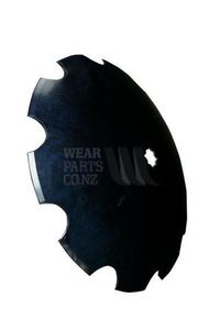 26 Scalloped Disc Blade x 8mm - 1 1/2 & 40mm axle