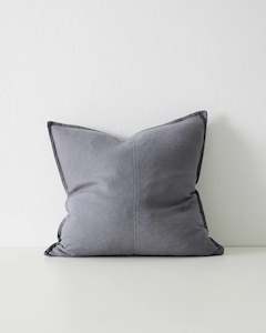 Como Linen Cushion: Como Smoke