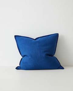 Como Linen Cushion: Como Cobalt