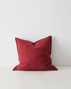 Como Linen Cushion: Como Rhubarb