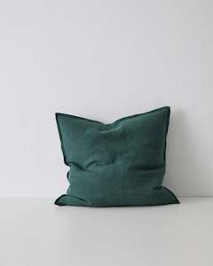 Como Linen Cushion: Como Forest